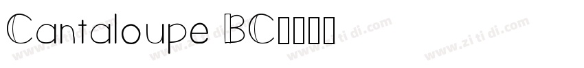 Cantaloupe BC字体转换